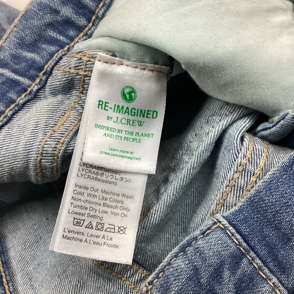 J. Crew High Rise Straight Crop Jeans Vintage Classic - Picture 12 of 14